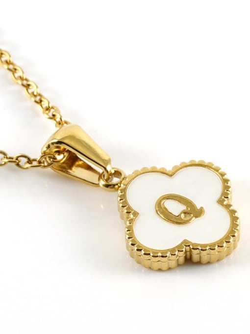 Q Stainless steel Initials Necklace