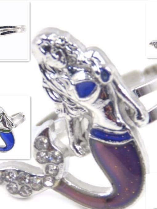 mermaid Alloy Icon Cute Band Ring