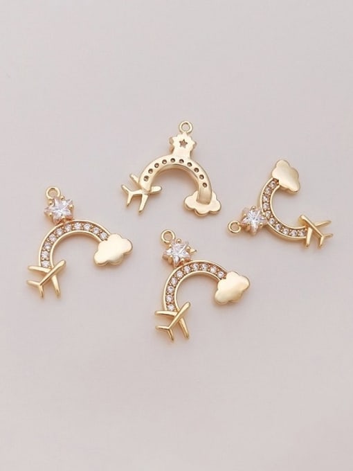 +Moon pendant N-DIY-0024 Natural  Gemstone Crystal Beads Chain Mnoon Pendant  Handmade Beaded Necklace