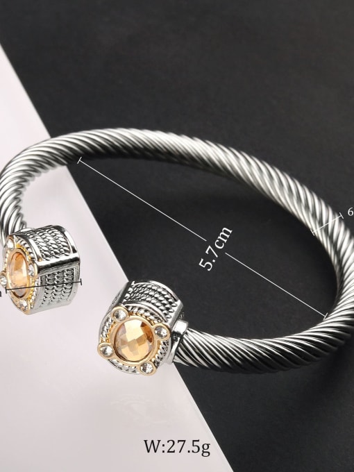 Style 4 Stainless steel Cuff Bracelet