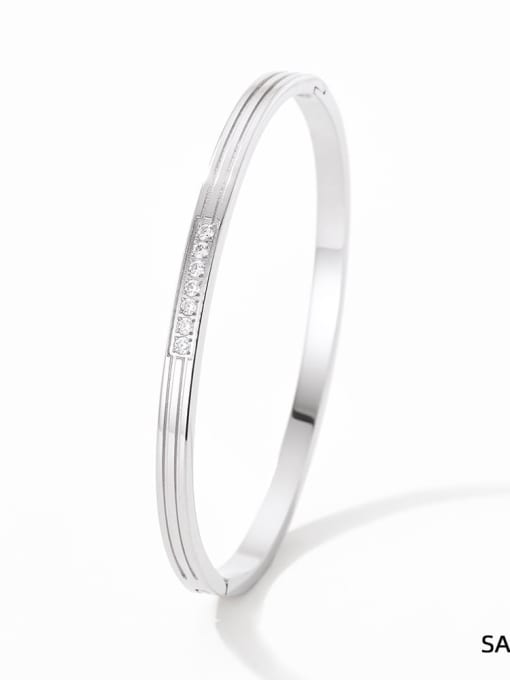 SAP945,Steel Color Stainless steel Band Bangle With Gold or Steel color