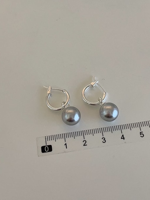 LM Alloy Imitation Pearl Geometric Dainty Drop Earring 3
