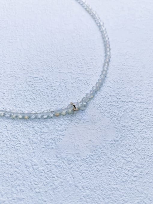 Natural Gemstone Crystal Beads Chain N-DIY-0031 Natural Gemstone Crystal Beads Chain Airplane Pendant Handmade Beaded Necklace