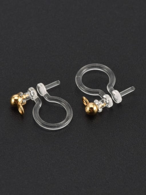 2 Stainless steel  Minimalist  U-shaped  Clip Earring
