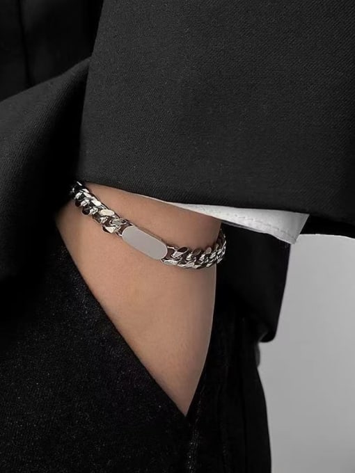 bracelet,19cm Plus 5cm Stainless steel Link Necklace