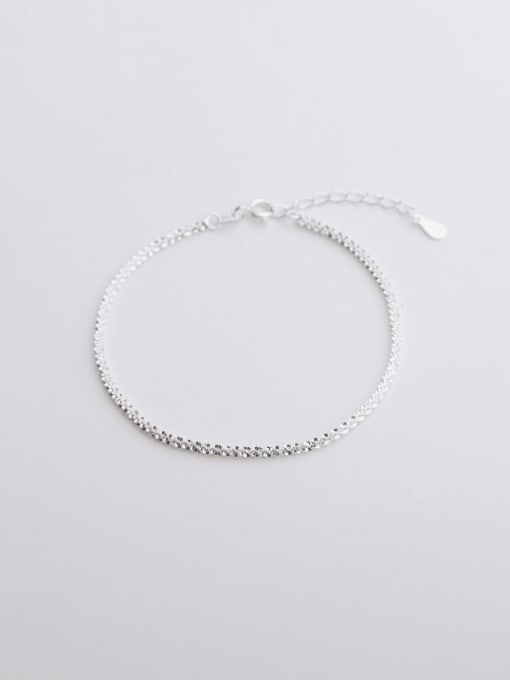 Full Sky Star Bracelet 16.5cm +4cm 925 Sterling Silver Star Minimalist Necklace