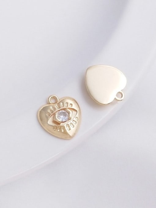 +heart Pendant N-DIY-0016 Brown Agate Chain Flower  Pendant Vintage Handmade Beaded Necklace
