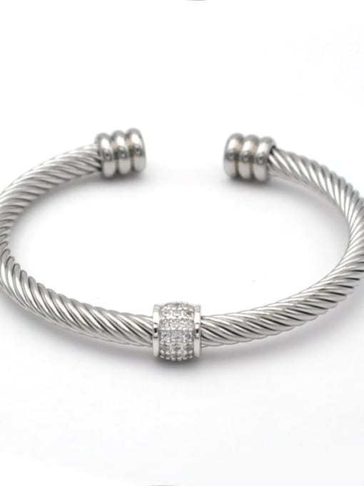 Style 10,Steel color Stainless steel Bracelet