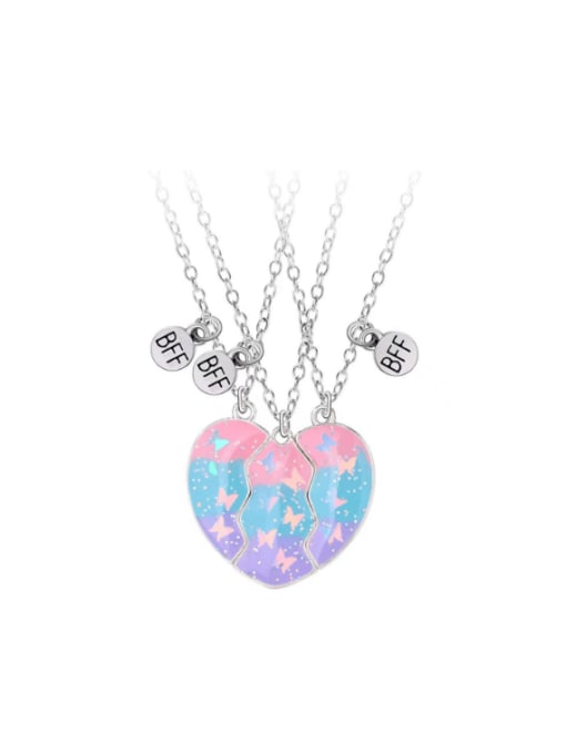 LM Alloy Enamel Heart Minimalist Necklace 0