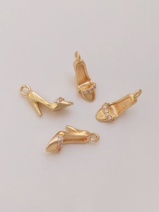 +High heel pendant N-DIY-0024 Natural  Gemstone Crystal Beads Chain Mnoon Pendant  Handmade Beaded Necklace