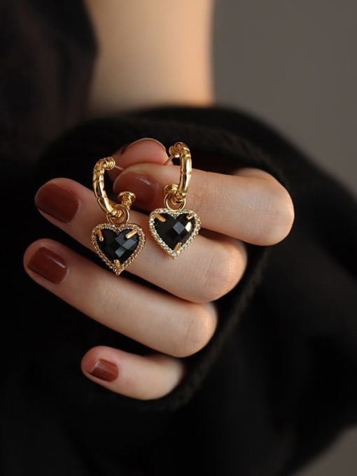 LM Brass Heart Earring 2