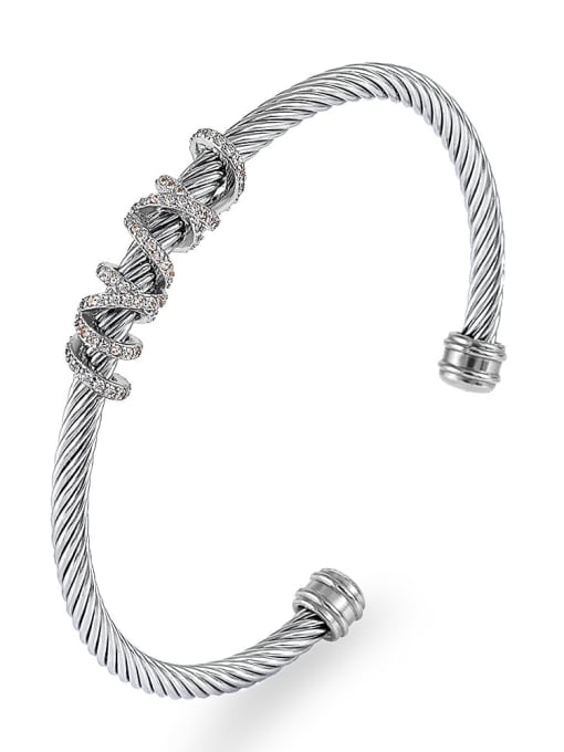 Style 1, Steel color Stainless steel Bracelet
