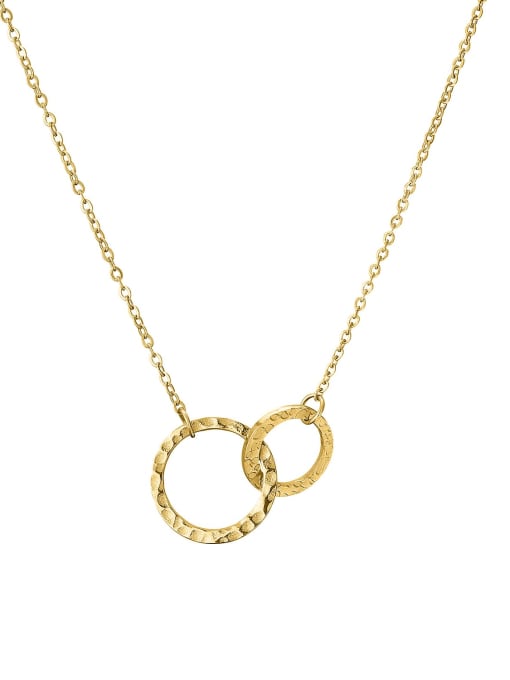 14K gold Stainless steel Geometric Minimalist Necklace