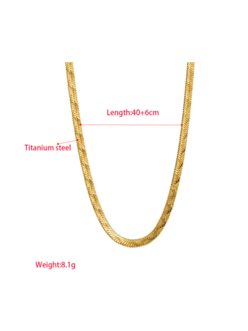 LM Titanium Steel Geometric Hip Hop Blade Chain Necklace 1