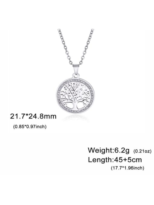 LM Stainless steel Tree of Life Necklace 4