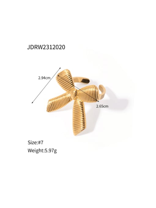 JDRW2312020 Stainless steel Bowknot Minimalist Stud Earring