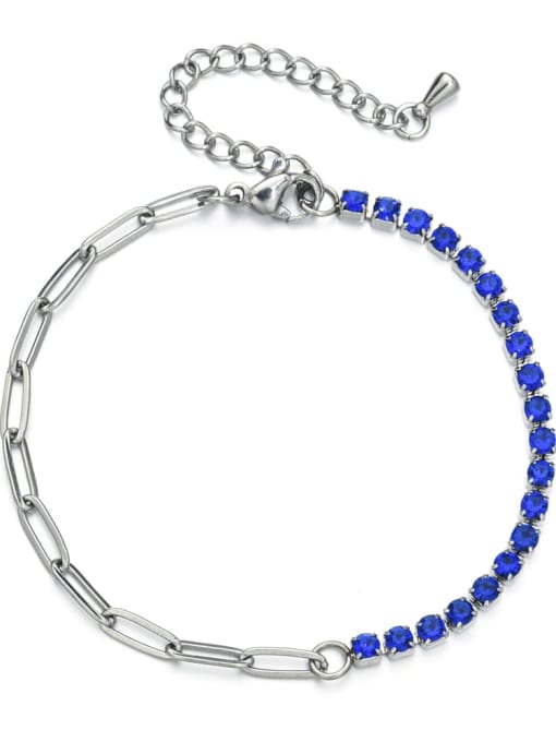 blue Stainless steel Bracelet