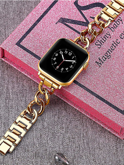 STRAP Steel Metal Wristwatch Band For Apple Watch Series 7 6 5 4 3 2 1