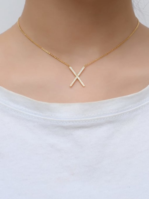 LM 925 Sterling Silver Cross Necklace 1