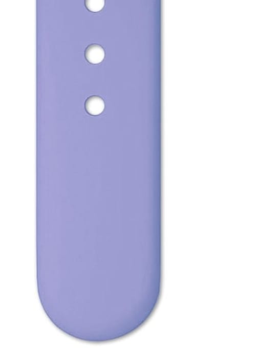 Lavender silicon Wristwatch Band For Apple Watch Series 1-7