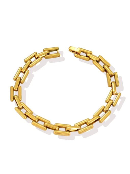 YS802,18cm Gold Bracelet Stainless steel Link Necklace