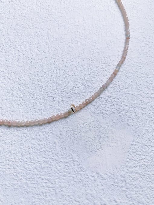 Scarlet White N-DIY-0017 Suntone Chain Bear Pendant  Vintage Handmade Beaded Necklace 3