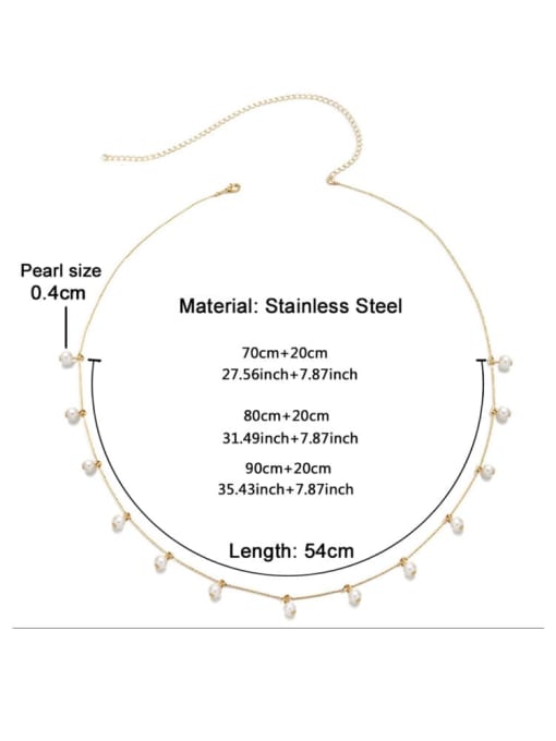 LM Stainless steel Body chain for Belts 2