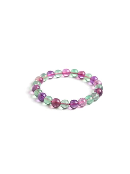 NA-Stone Crystal Minimalist Candy colors Handmade Beaded Bracelet 0