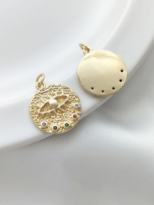 +eye Pendant N-DIY-0028 Natural Gemstone Crystal Beads Chain Geometry Pendant Handmade Beaded Necklace