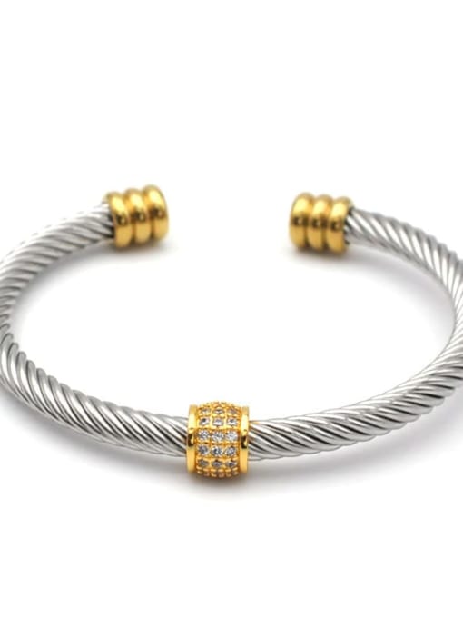 Style 10,rooms gold Stainless steel Bracelet