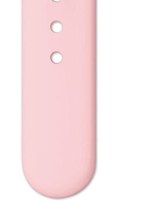 light pink silicon Wristwatch Band For Apple Watch Series 1-7