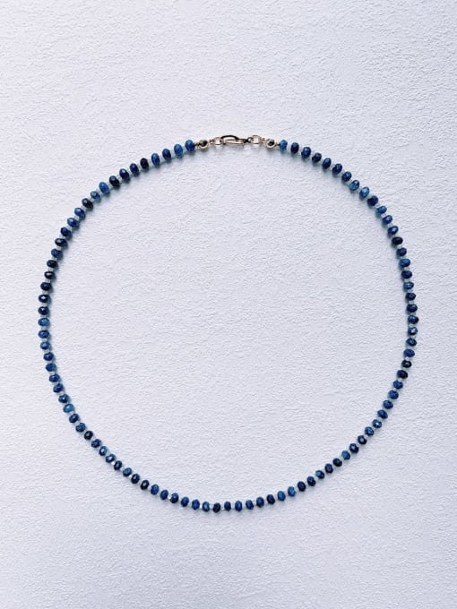 Scarlet White N-STSH-0004 Natural  Gemstone Crystal Beads Chain Handmade Beaded Necklace 3