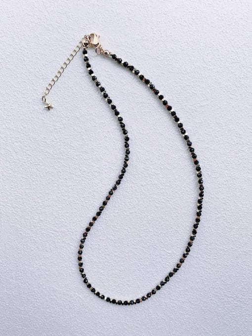 Scarlet White N-STMT-0003 Natural  Gemstone Crystal Beads Handmade Beaded Necklace 2