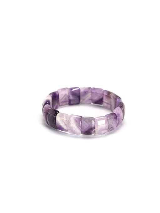 NA-Stone Crystal Geometric Minimalist Handmade Beaded Bracelet 0