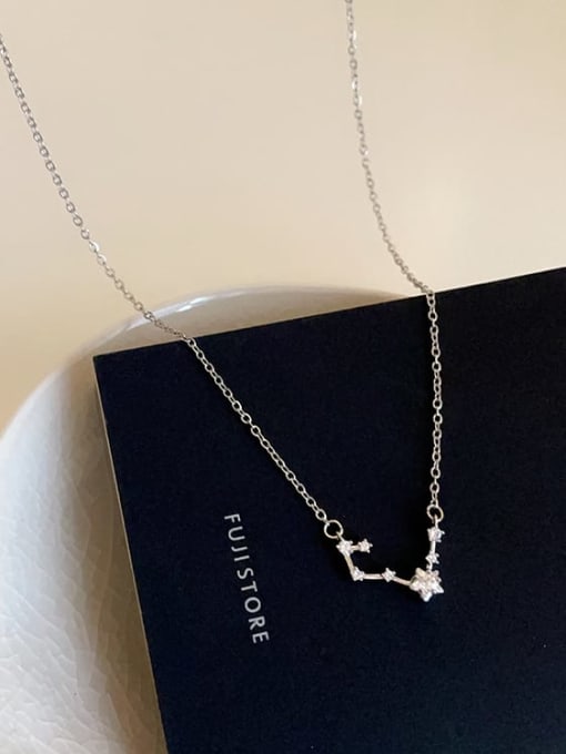 Star necklace Alloy Cubic Zirconia Star Dainty Necklace
