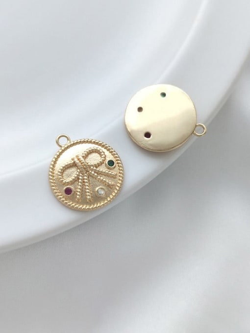 +bowknot Pendant N-DIY-0028 Natural Gemstone Crystal Beads Chain Geometry Pendant Handmade Beaded Necklace