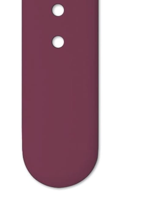 claret silicon Wristwatch Band For Apple Watch Series 1-7