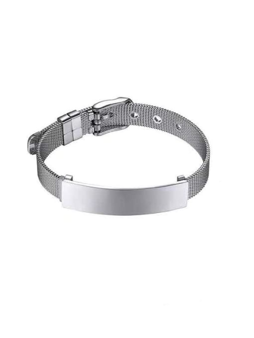 Steel Stainless steel Geometric Adjustable Bracelet