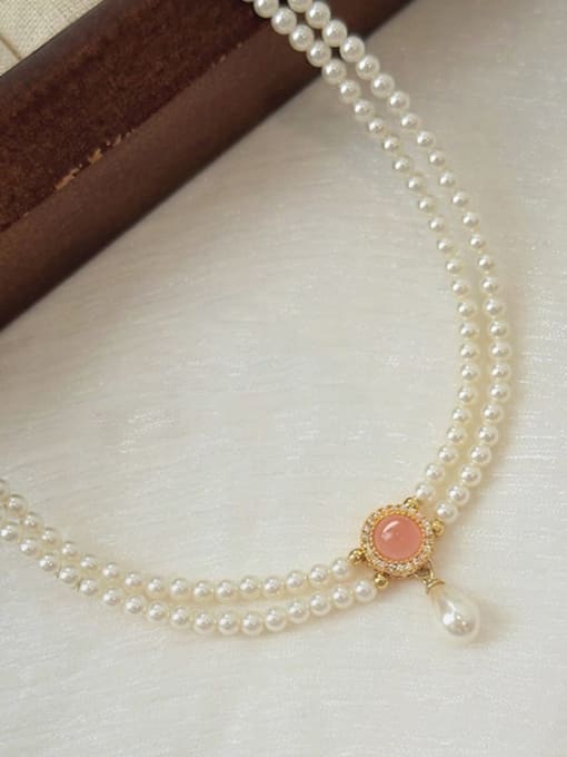 LM Swarovski artificial pearl Necklace 3