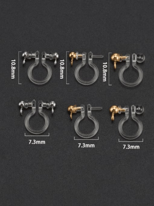 LM Stainless steel  Minimalist  U-shaped  Clip Earring 3