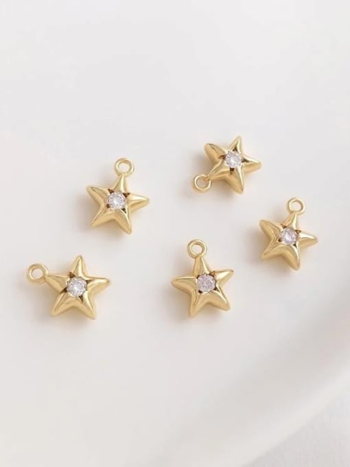 +star Pendant N-DIY-0029 Natural Gemstone Crystal Beads Chain Hand Pendant Handmade Beaded Necklace