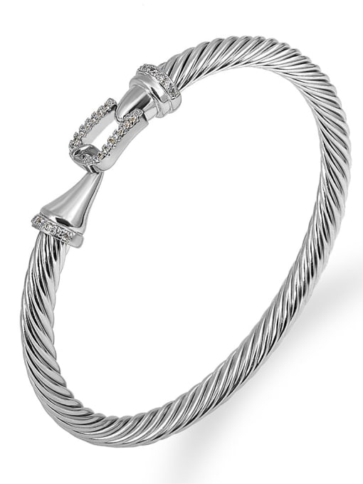Style 6,Steel color Stainless steel Bracelet