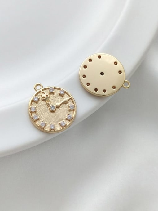 +clock Pendant N-DIY-0028 Natural Gemstone Crystal Beads Chain Geometry Pendant Handmade Beaded Necklace