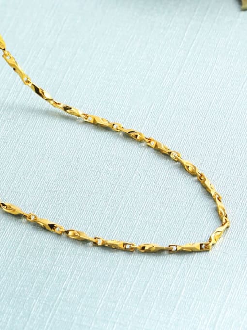 1.5mm, Yuanbao Chain Brass And 18K gold plating Chain