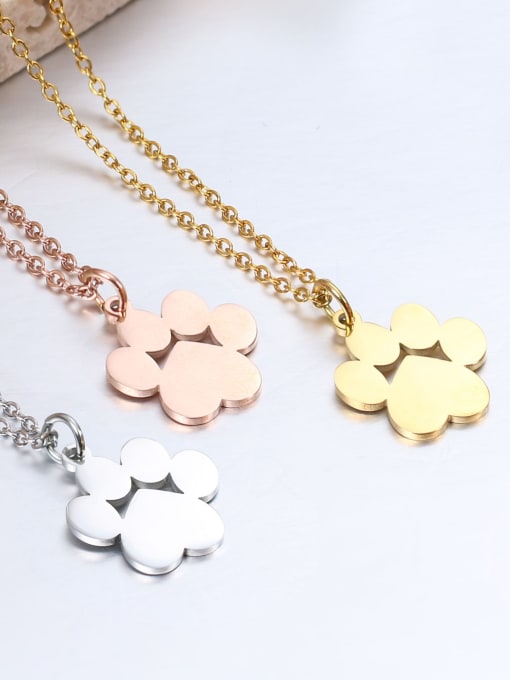 LM Stainless steel Dog Necklace 2