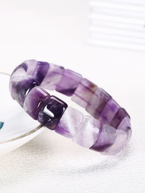 NA-Stone Crystal Geometric Minimalist Handmade Beaded Bracelet 2