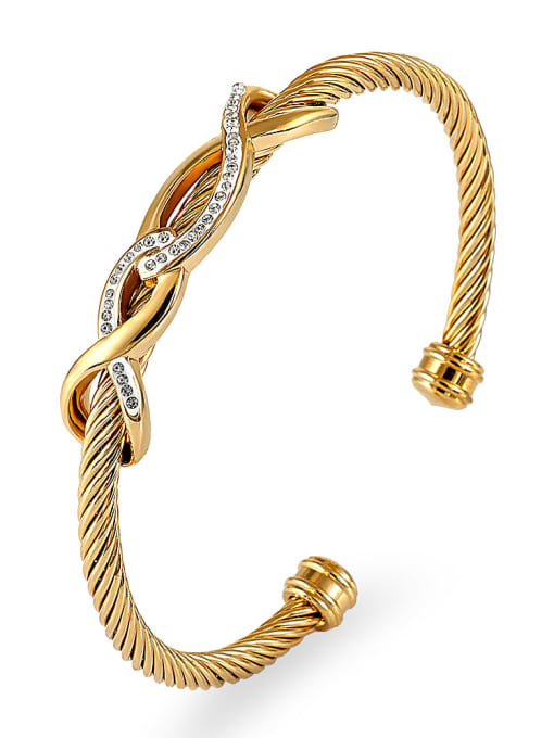 Style 8,Gold Color Stainless steel Bracelet