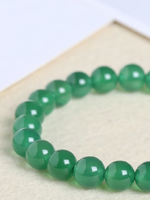 Green Agate Natural Stone Minimalist Handmade Beaded Bracelet