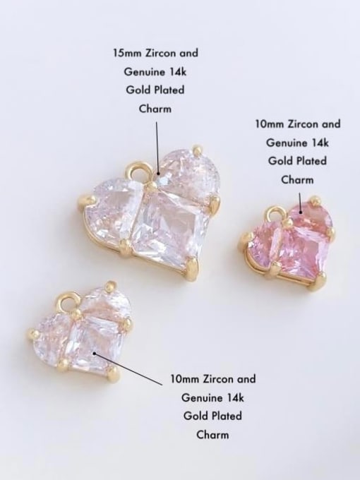 Scarlet White N-DIY-0021 Natural  Gemstone Crystal Beads Chain+Heart Pendant Handmade Beaded Necklace 2