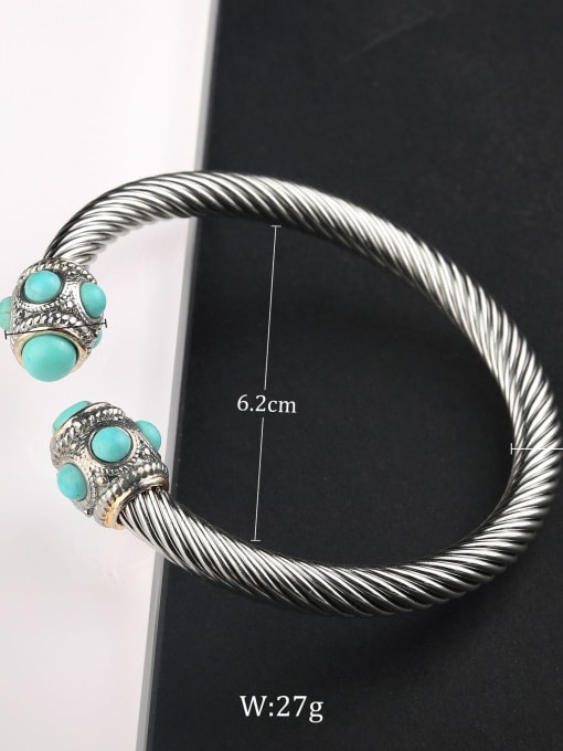 Style 2 Stainless steel Cuff Bracelet
